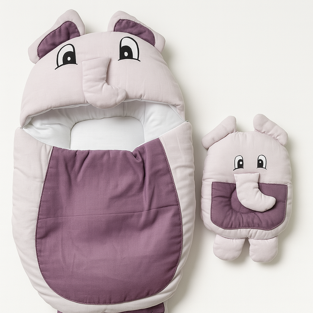 Elephant Carry Nest with Elephant Pillow