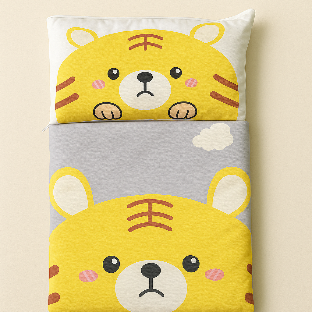 Digital Print Bear Carry Nest with Pillow