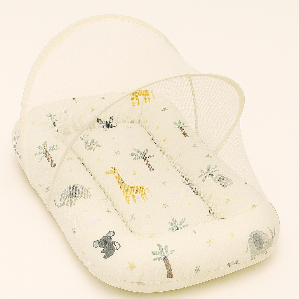 Animals Print Baby Mosquito Net Bed
