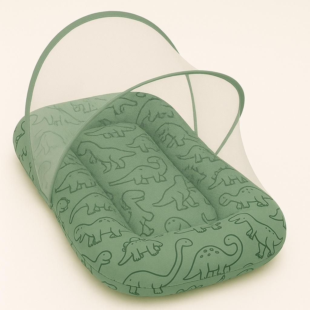 Dianosour Print Baby Mosquito Net Bed