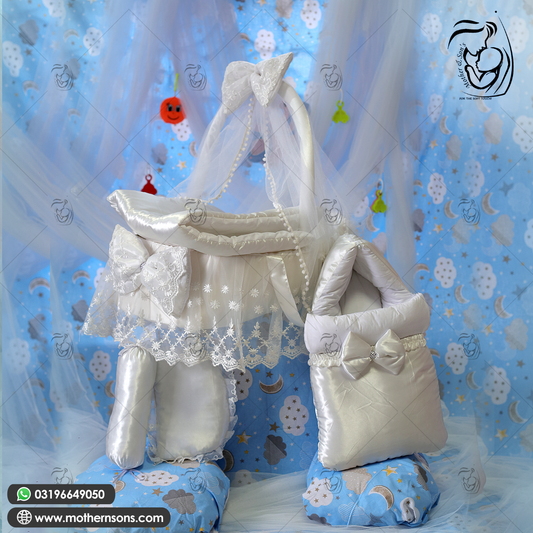 White Frill Hand Carry Set