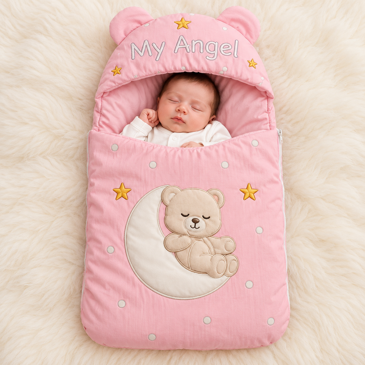 My Angel Velvet Baby Carry Nest