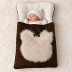 Snow Bear Fur Luxe Carry Nest