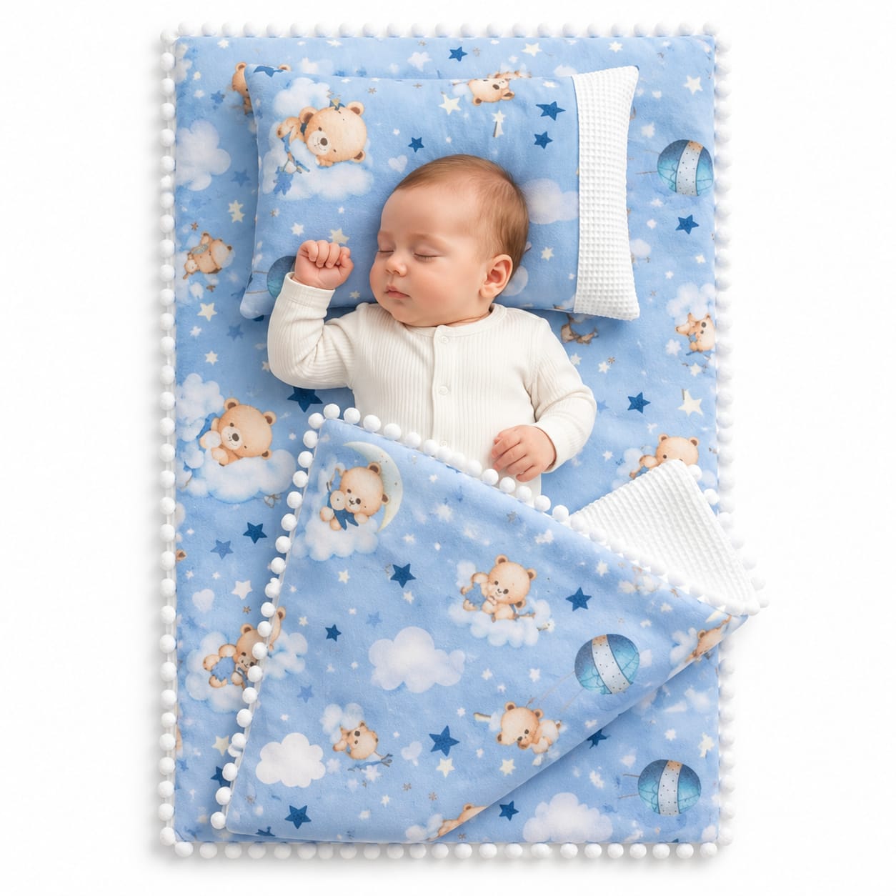 Newborn Baby Blanket Set – 3 Piece