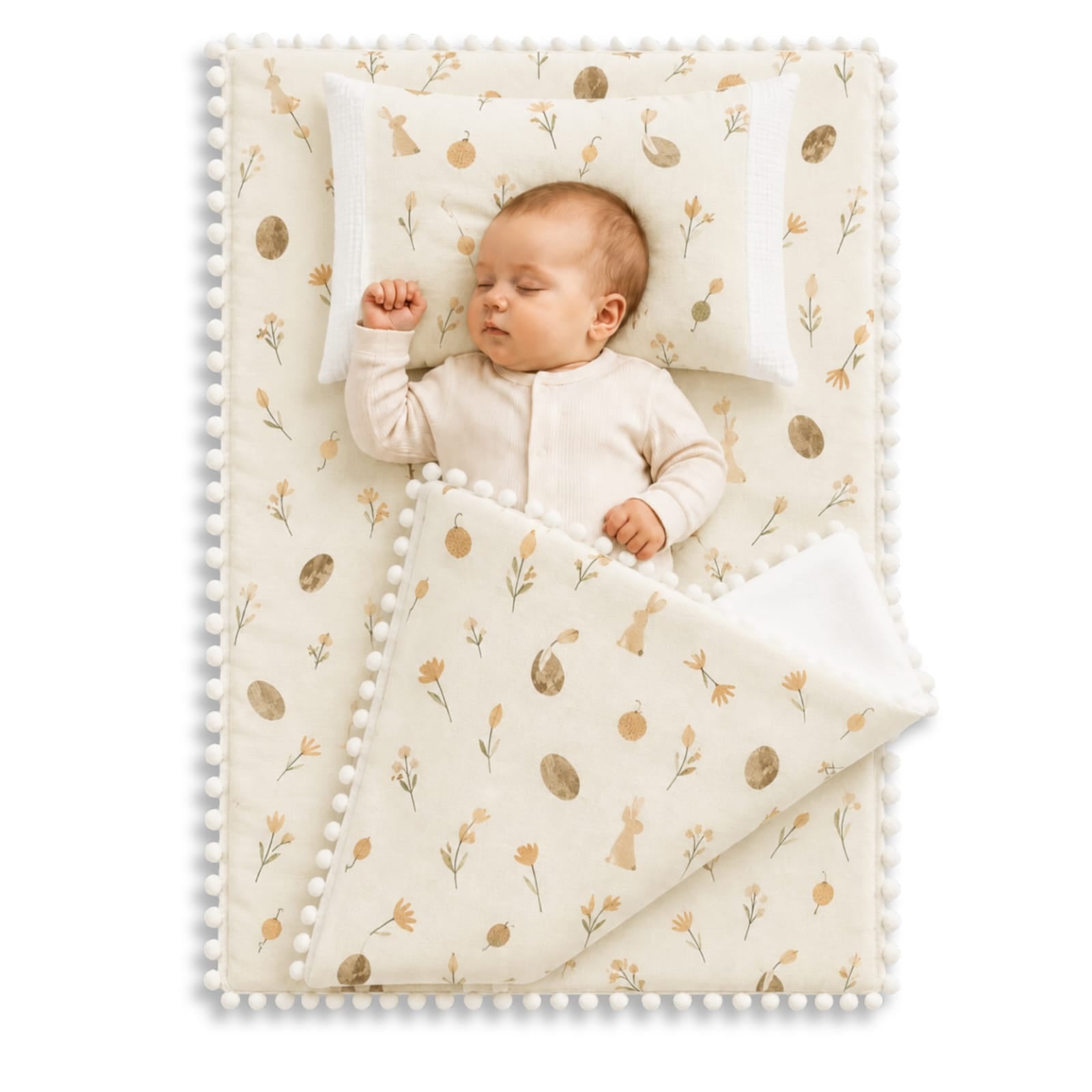Premium Newborn Cotton Comfort Set – 3 Piece