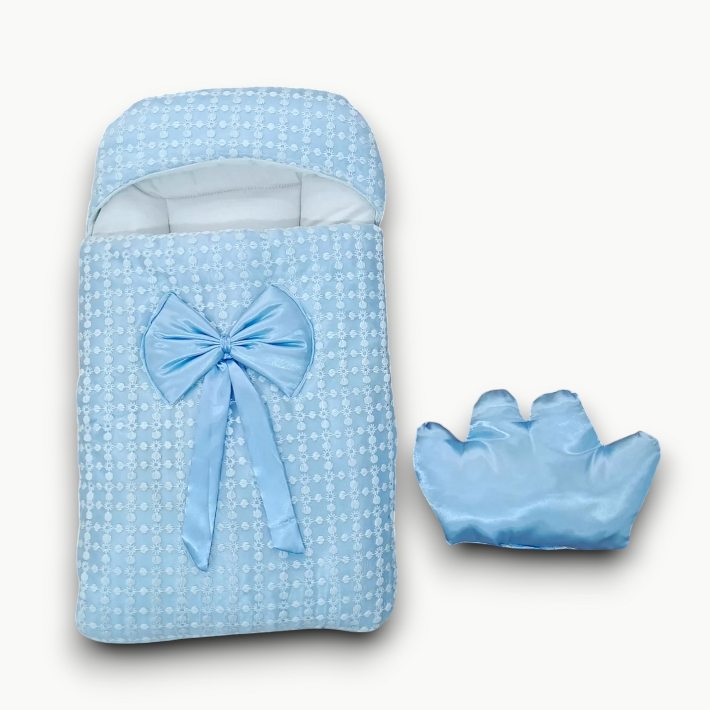 Bow & Cloudy Pillow-Themed Baby Carry Nest