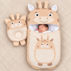 Giraffe Velvet Hooded Baby Carry Nest