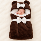 Premium Fur Baby Carry Nest with Bow