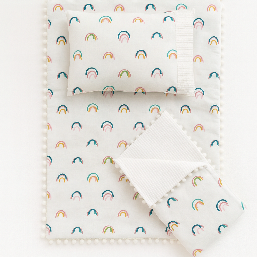 Premium Newborn Cotton Comfort Set – 3 Piece