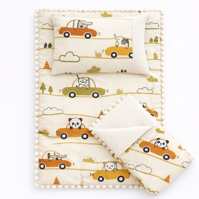 Premium Newborn Cotton Comfort Set – 3 Piece