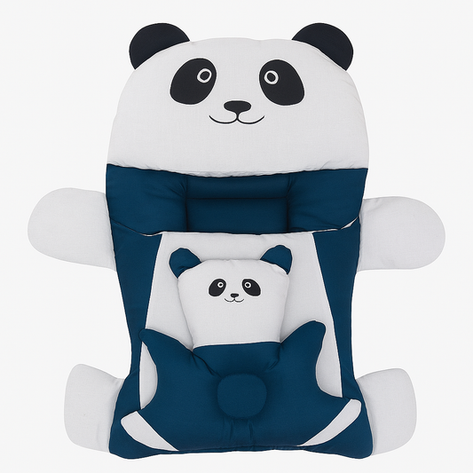 Cute Panda-Themed Baby Carry Nest with Pillows
