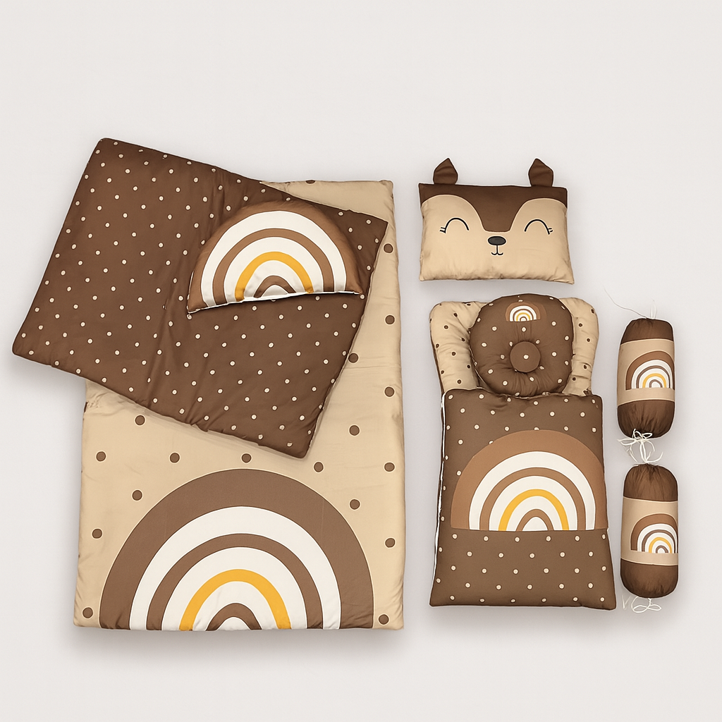 Rainbow Design 8Pc Carry Nest Set