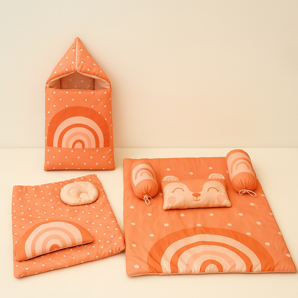 Rainbow Design 8Pc Carry Nest Set