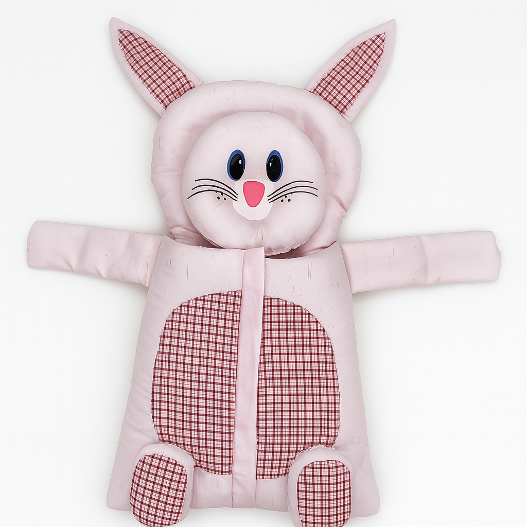Cat Design Carry Nest with Cat Face Pillow