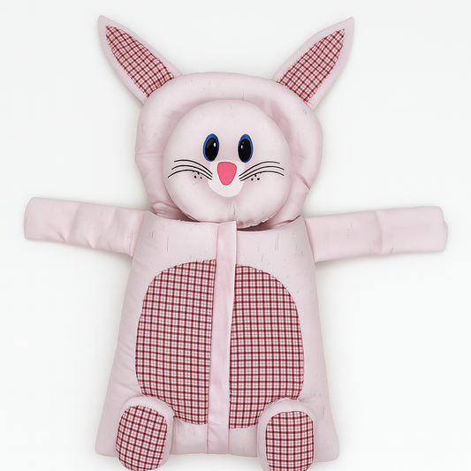 Cat Design Carry Nest with Cat Face Pillow