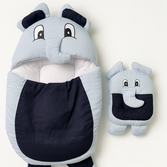 Elephant Carry Nest with Elephant Pillow
