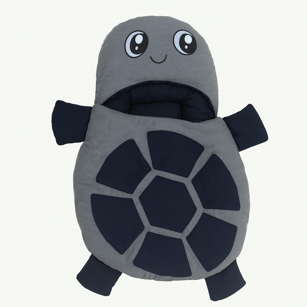 Turtle-Themed Baby Carry Nest with Pillows