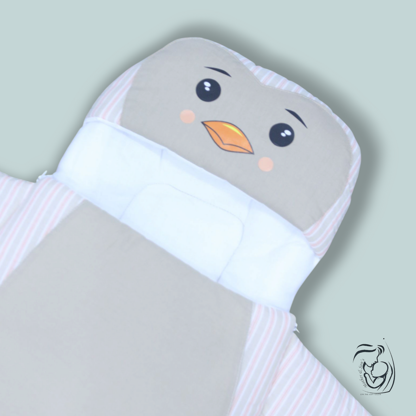 Penguin-Themed Baby Carry Nest
