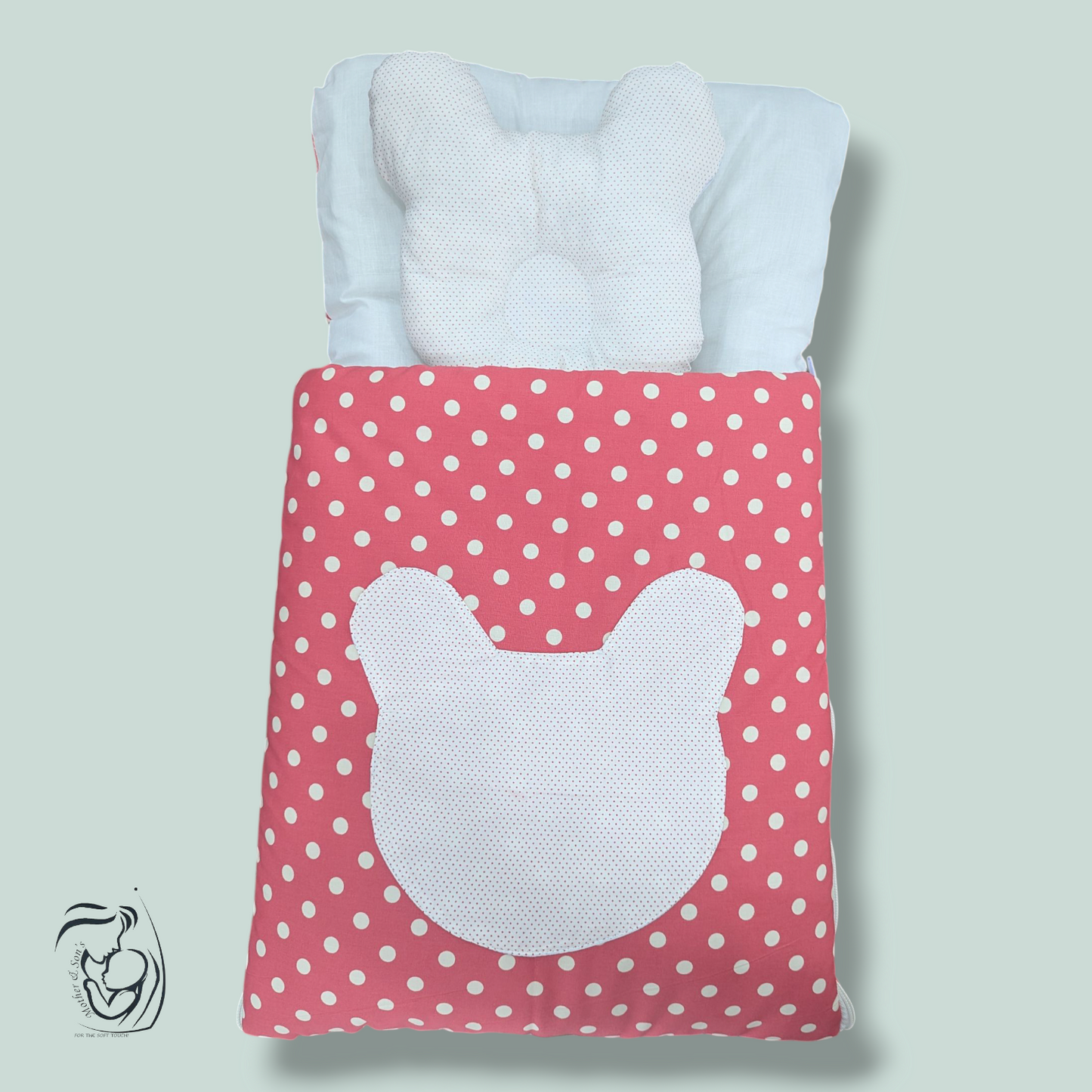 Bear Appliqué Baby Carry Nest