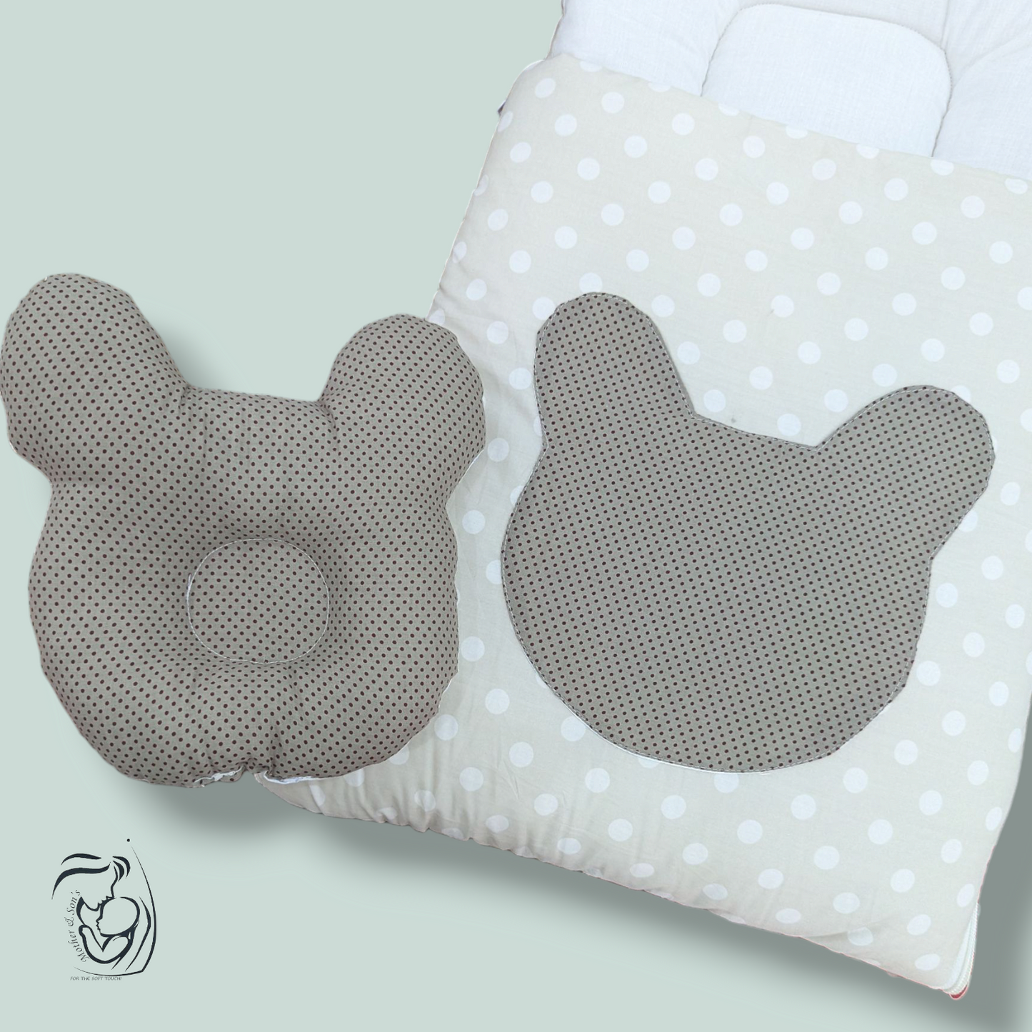 Bear Appliqué Baby Carry Nest