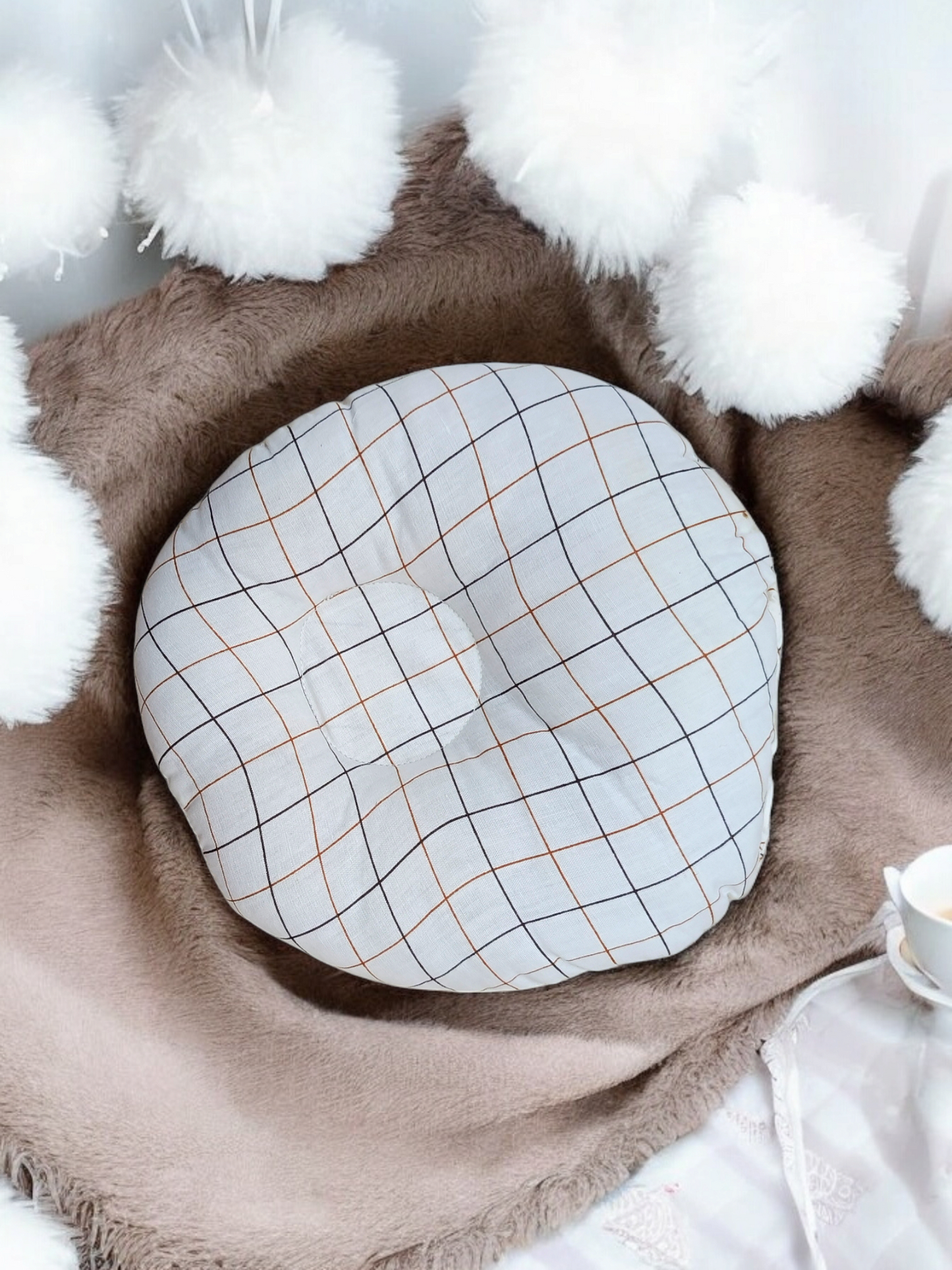 round pillow for kids