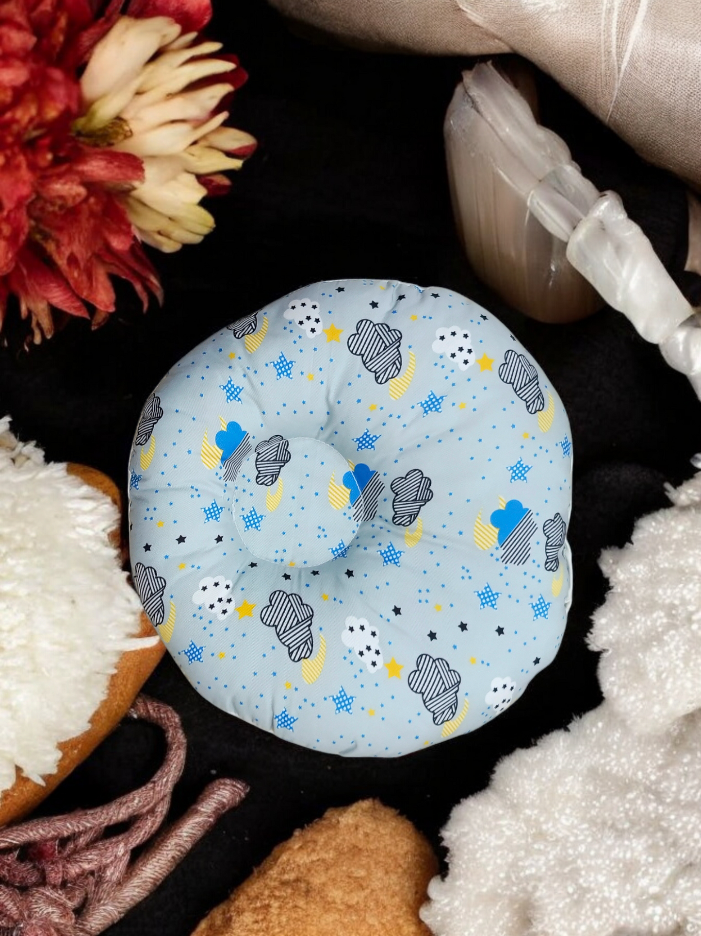 round pillow for kids