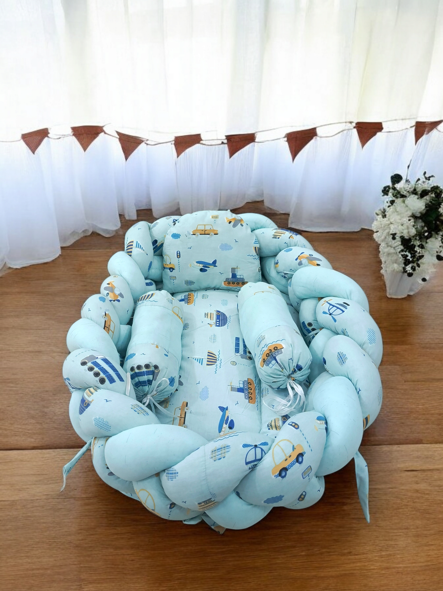 Snuggle Bed in Pure Cotton Fabric