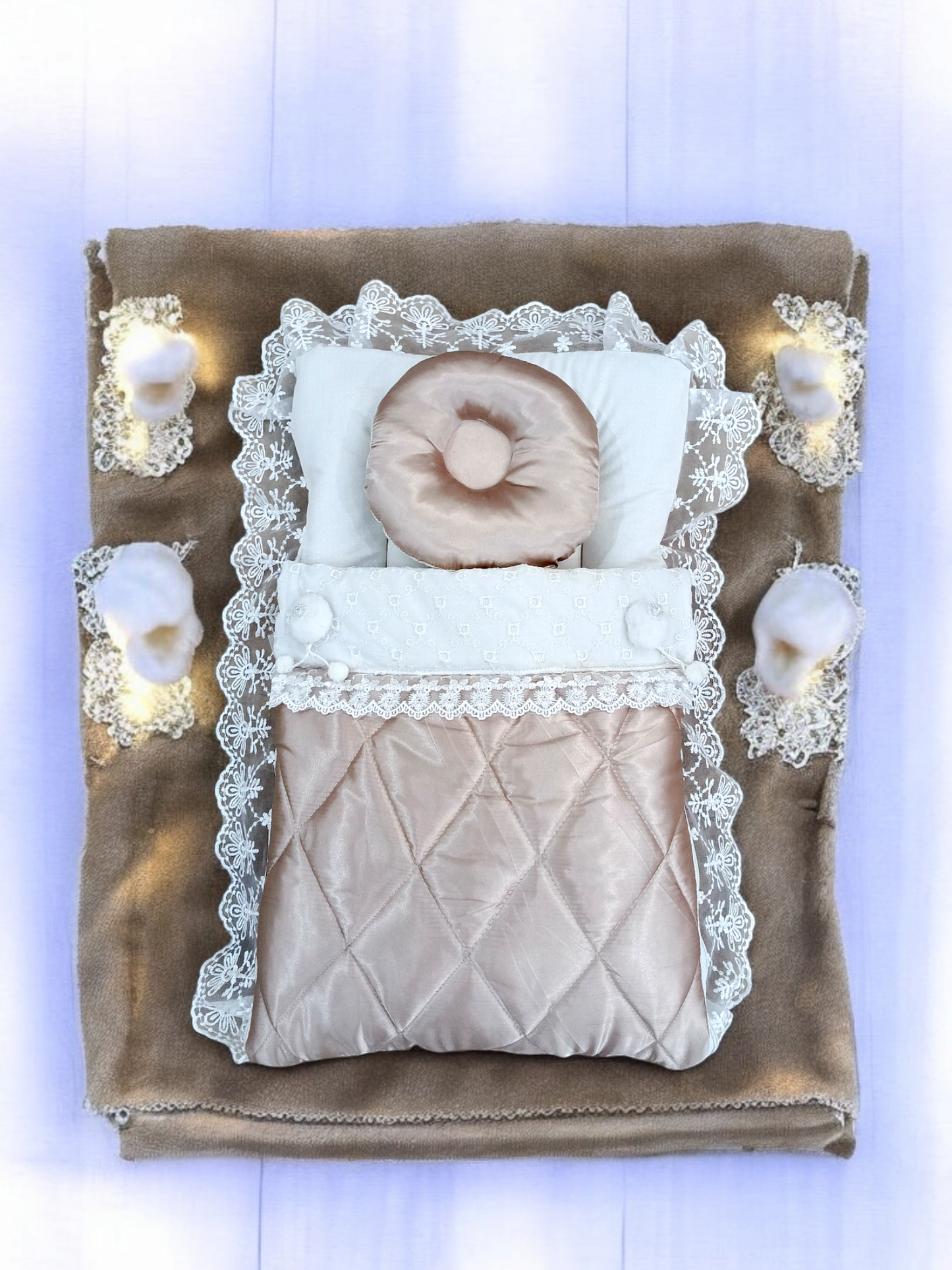 Newborn Baby Carry Nest - Soft & Stylish Comfort