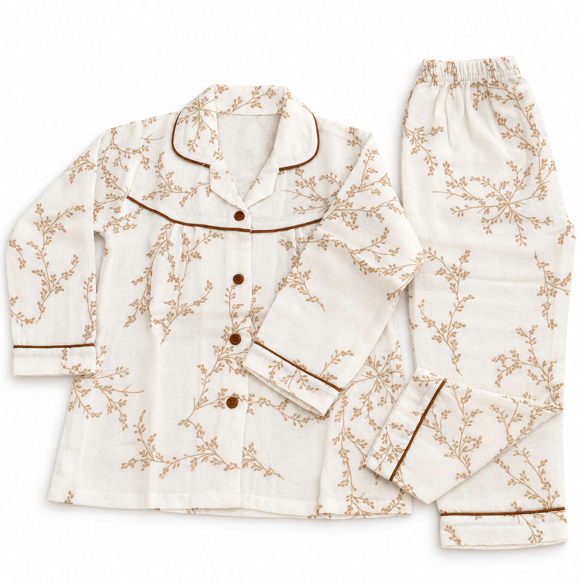 Premium Floral Kids Night Suit