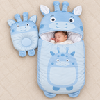 Giraffe Velvet Hooded Baby Carry Nest