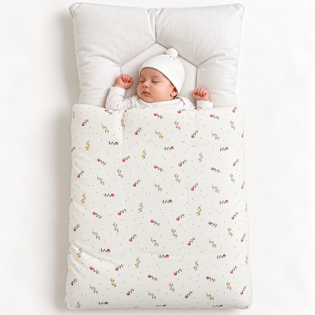 Dainty Floral Newborn Carry Nest