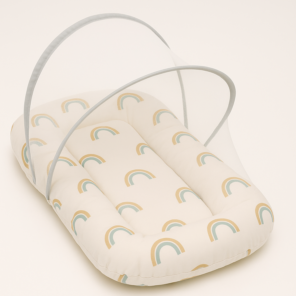rainbow Print Baby Mosquito Net Bed