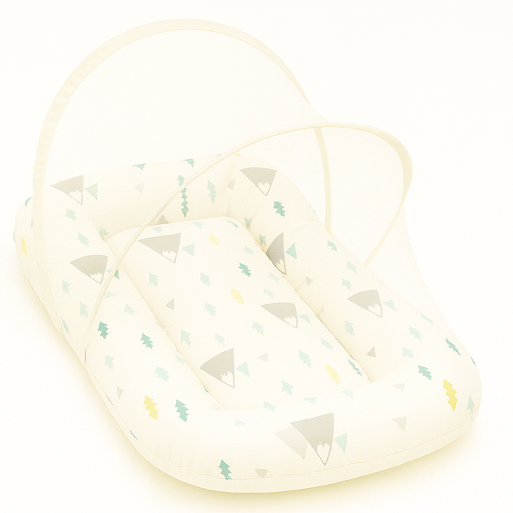 Printed Baby Mosquito Net Bed