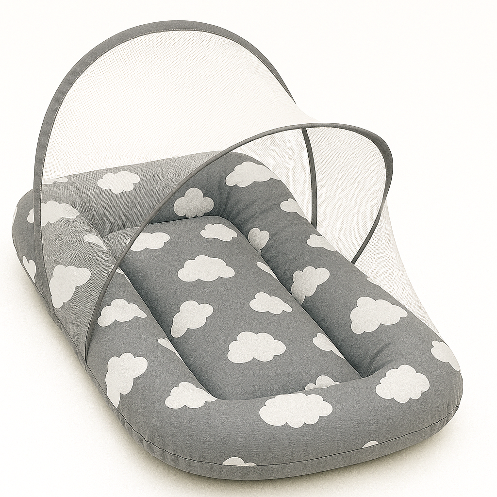 cloud print Baby Mosquito Net Bed