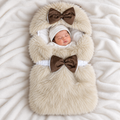 Snowy Bow Velvet Carry Nest