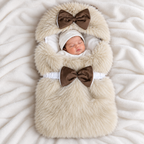 Snowy Bow Velvet Carry Nest