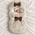 Snowy Bow Velvet Carry Nest