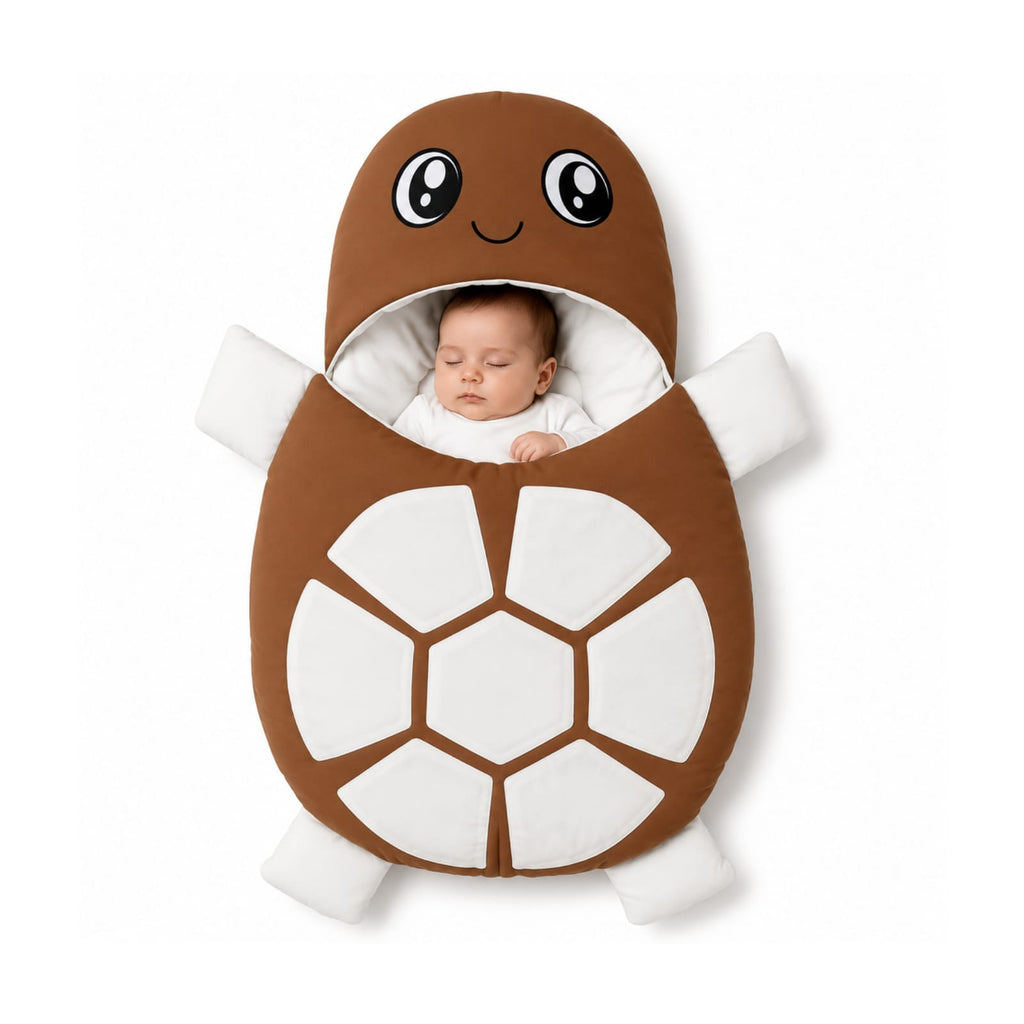 Turtle-Themed Baby Carry Nest with Pillows