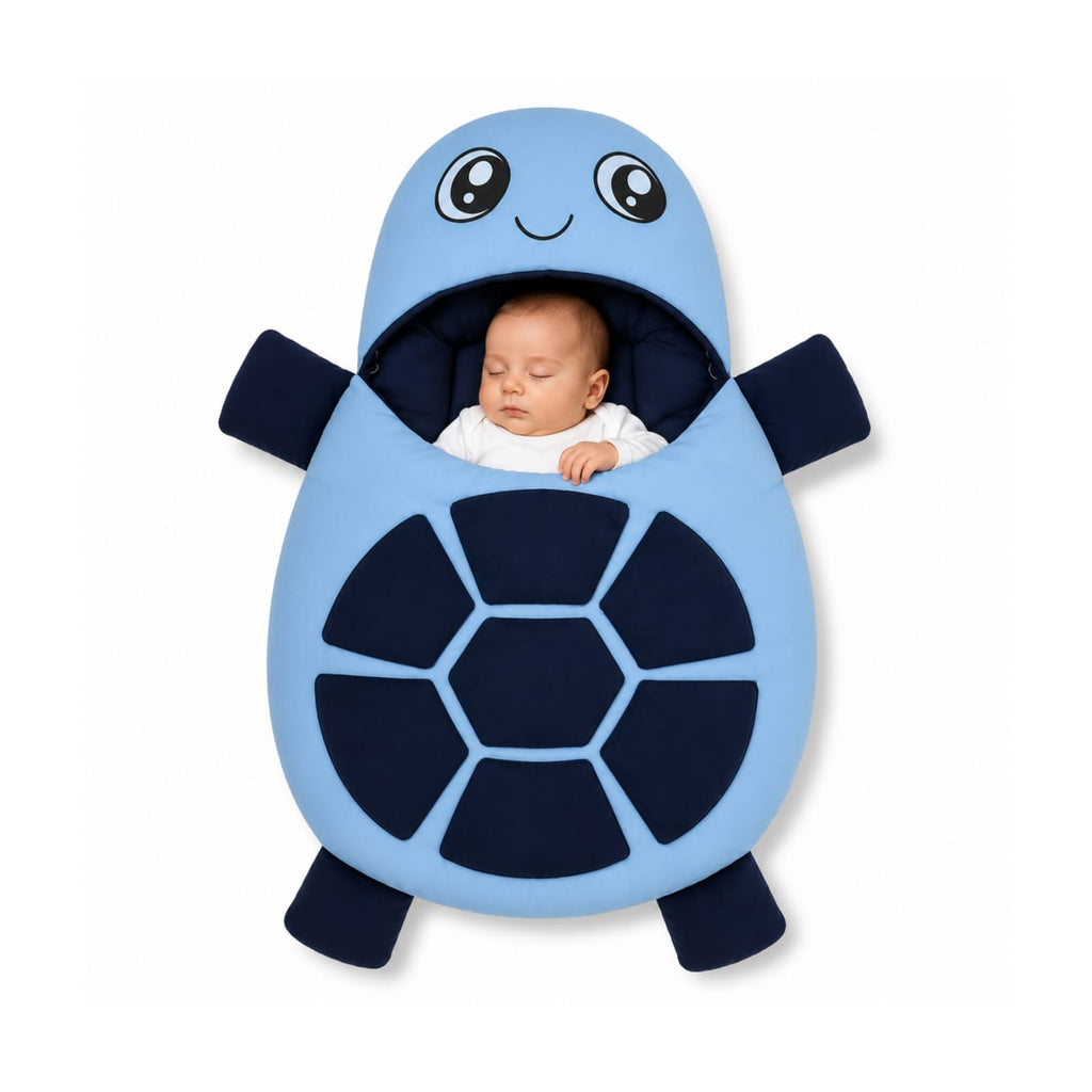 Turtle-Themed Baby Carry Nest with Pillows