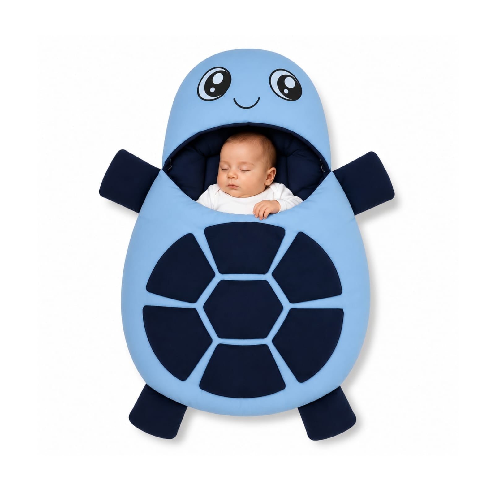 Turtle-Themed Baby Carry Nest with Pillows