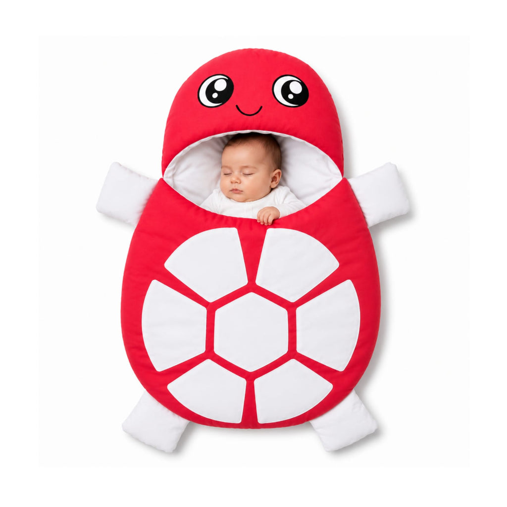 Turtle-Themed Baby Carry Nest with Pillows