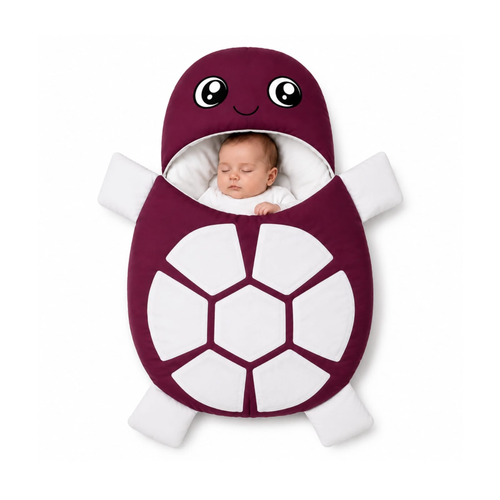 Turtle-Themed Baby Carry Nest with Pillows