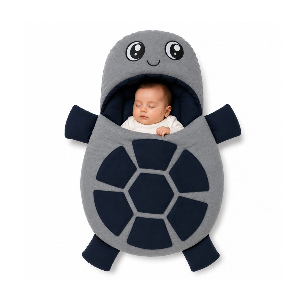 Turtle-Themed Baby Carry Nest with Pillows