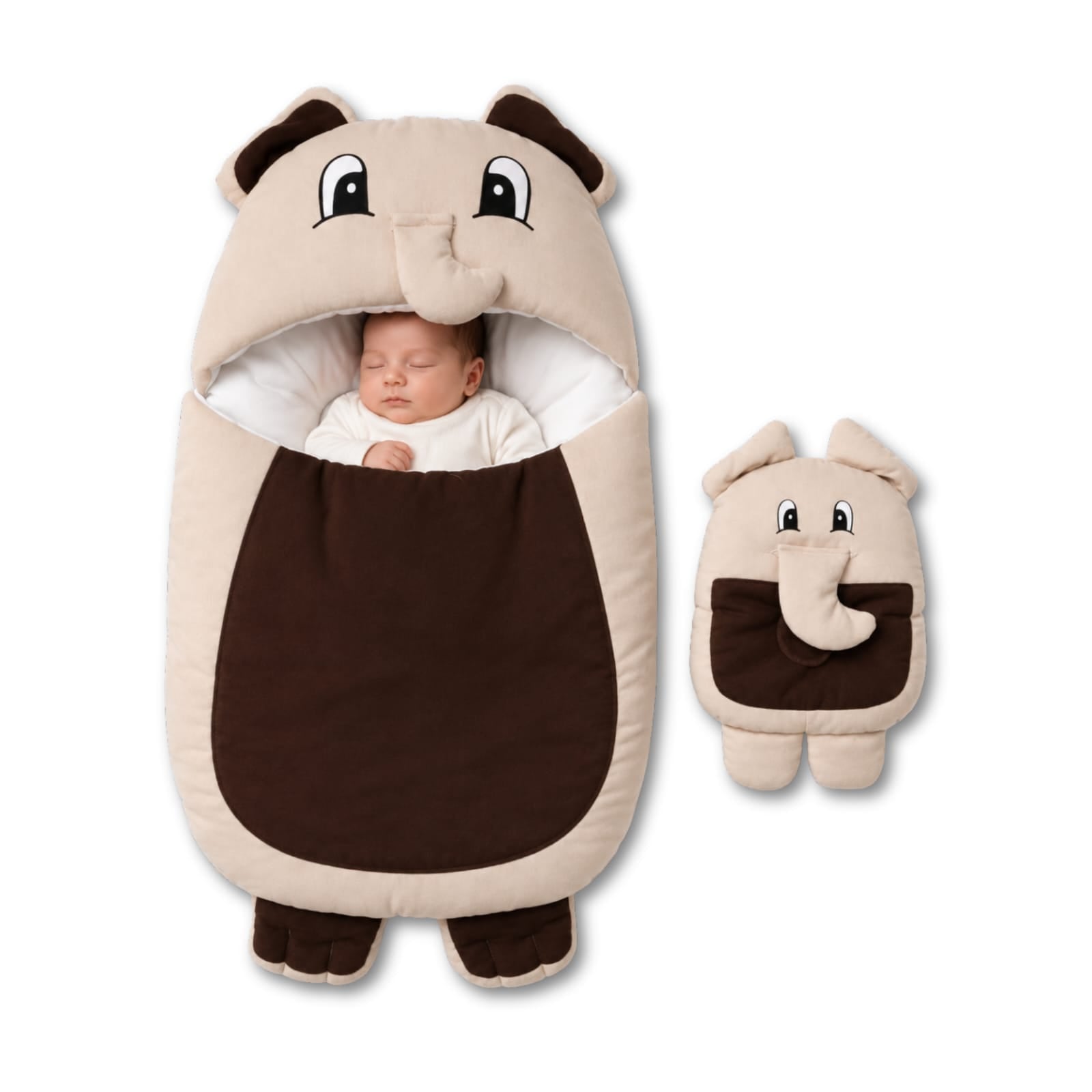 Elephant Carry Nest with Elephant Pillow