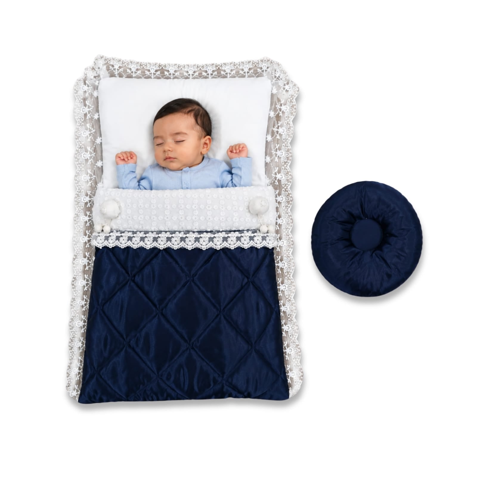 Newborn Baby Carry Nest - Soft & Stylish Comfort