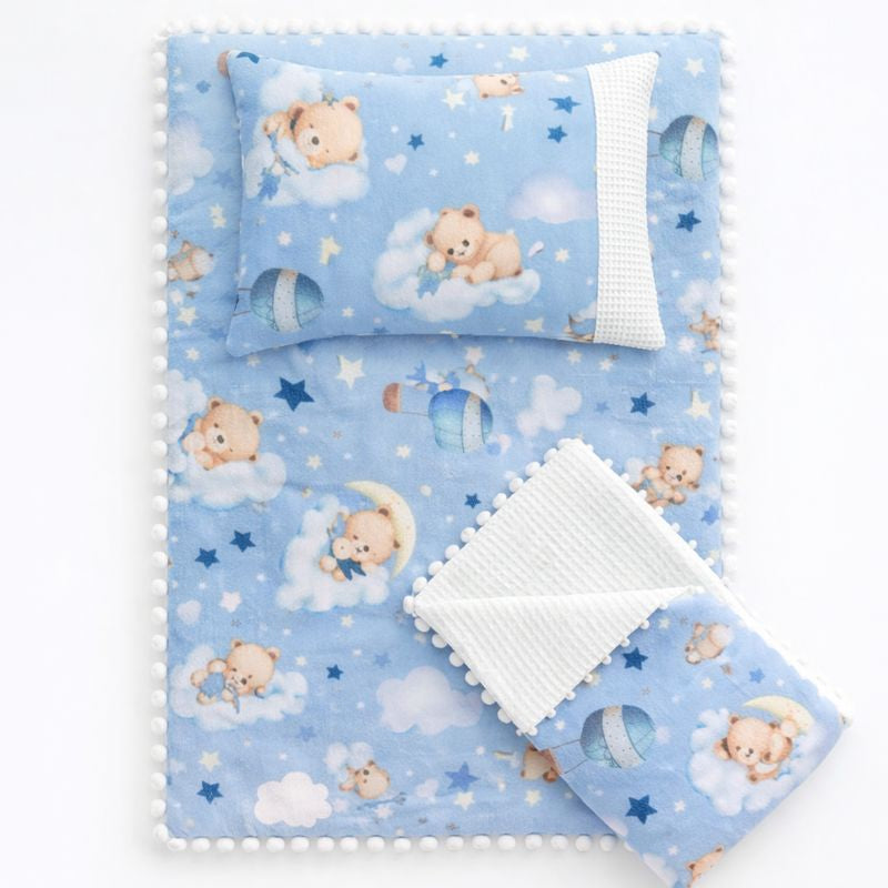 Newborn Baby Blanket Set – 3 Piece