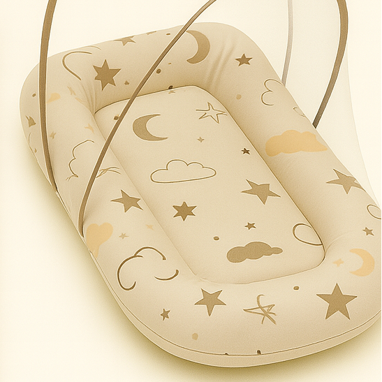 Moon Cloud Print Baby Mosquito Net Bed